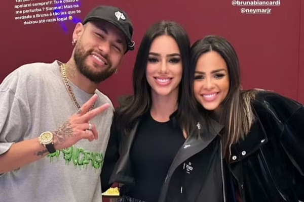 Gabily foi alvo de ataques nas redes sociais por ser próxima de Neymar e Bruna Biancardi