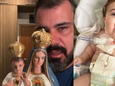 Imagem - Filha de Juliano Cazarré adoece, e família pede orações: 'Orem por ela'