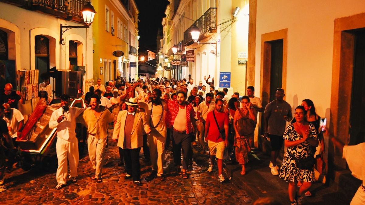 Cortejo no Pelourinho