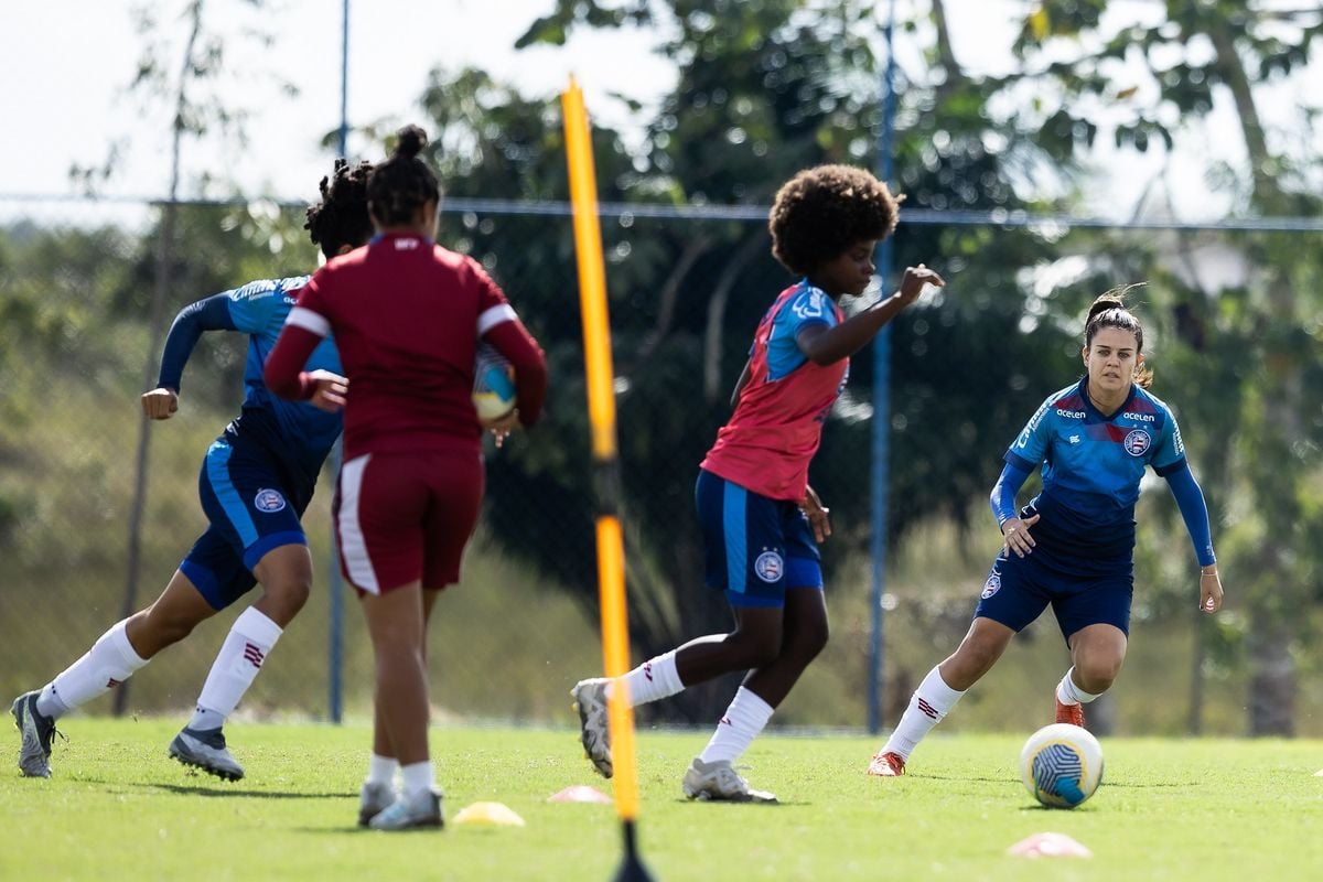 Time feminino do Bahia está em pré-temporada no CT Evaristo de Macedo