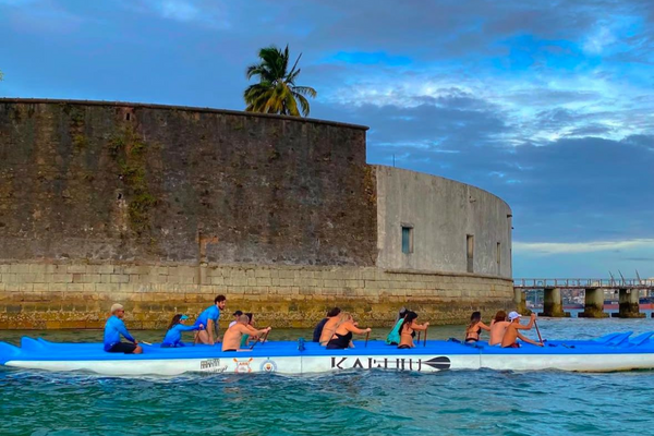 Canoagem na Baía de Todos os Santos