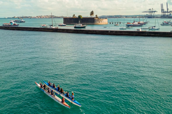 Canoagem na Baía de Todos os Santos