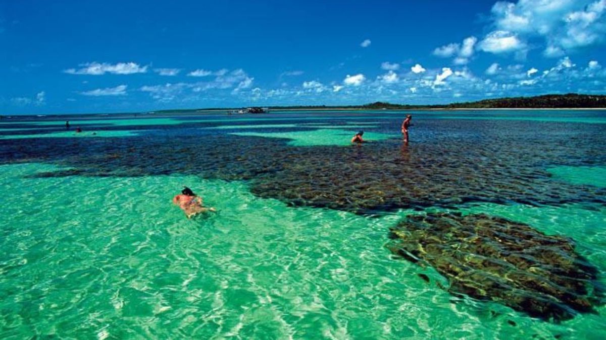 Águas cristalinas de Boipeba