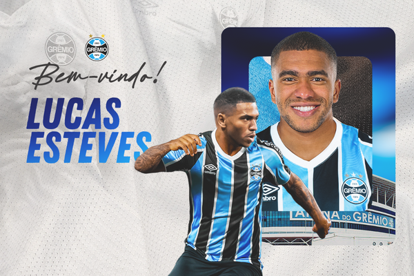 Lucas Esteves foi anunciado oficialmente pelo Grêmio