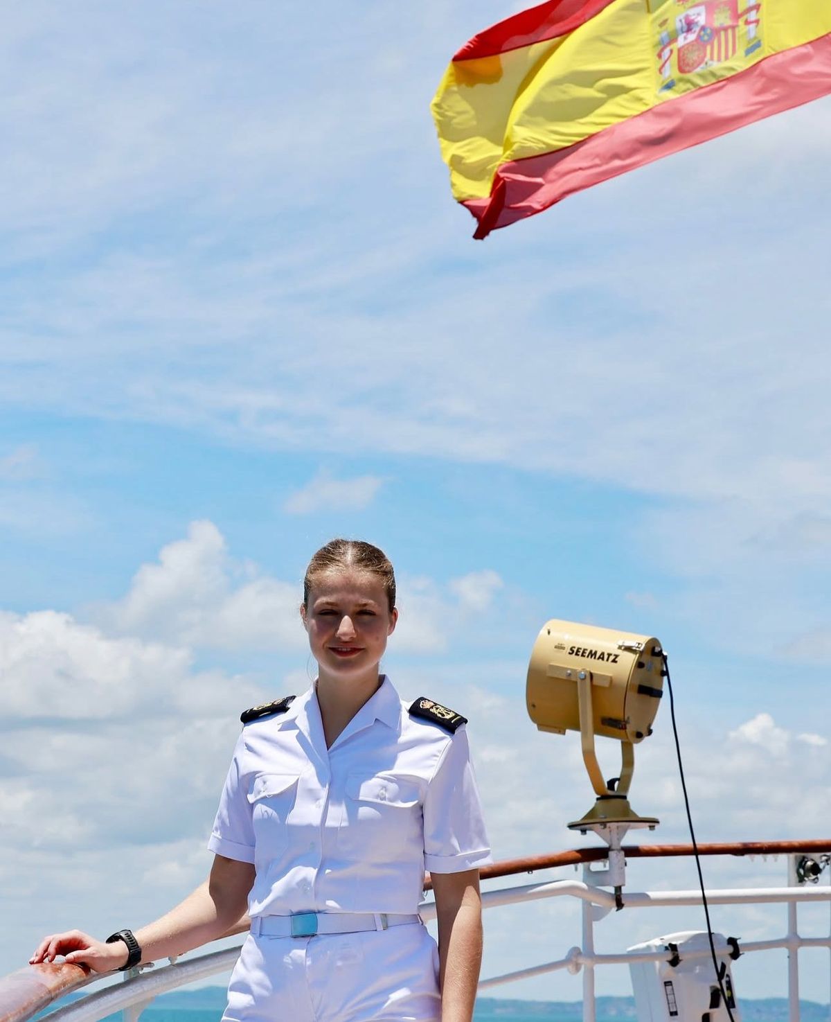 Princesa Leonor, futura rainha da Espanha, desembarca em Salvador a bordo do navio-escola Juan Sebástian Elcano