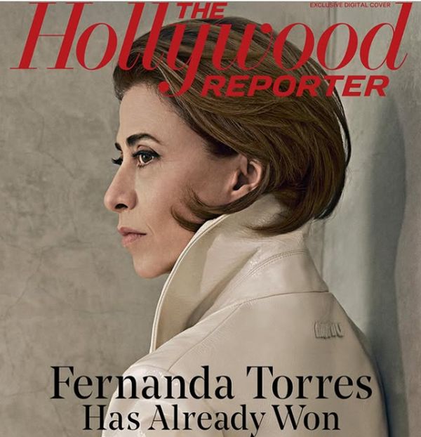 Capa da Hollywood Reporter destaca Fernanda Torres