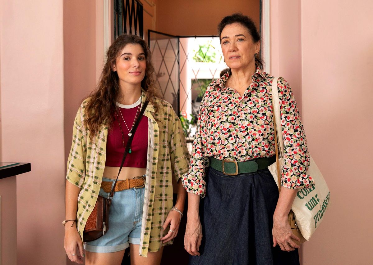 Lilia Cabral   e a filha Giulia já haviam atuado juntas na versão de A Lista para  o teatro 