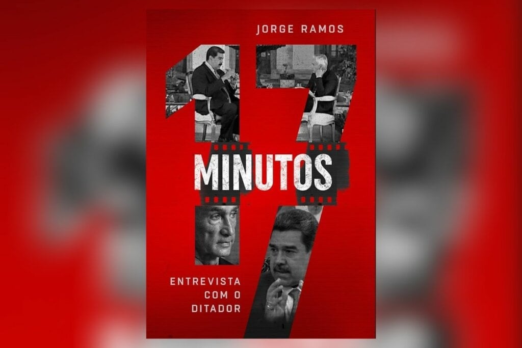 Em ‘17 minutos: entrevista com o ditador’, o repórter Jorge Ramos relata como foi entrevistar Nicolás Maduro (Imagem: Reprodução digital | Editora Hábito)