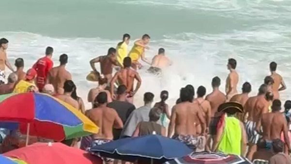 Briga aconteceu na praia