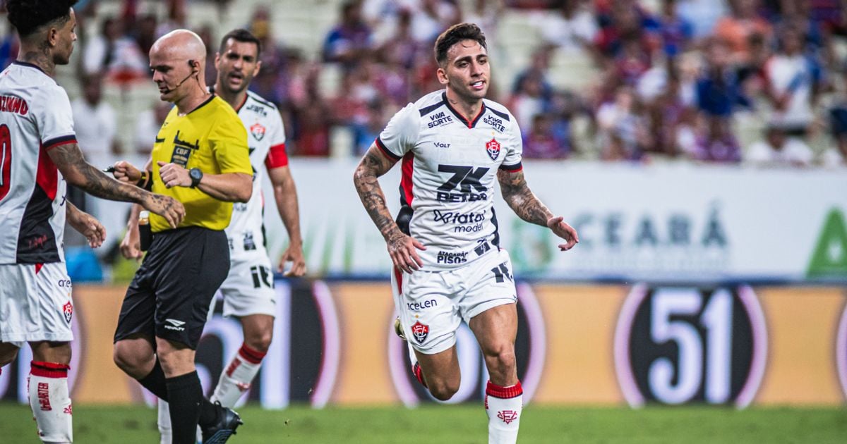 Imagem - Vitória sai atrás contra o Fortaleza, vira com golaços e mantém a liderança no Nordestão