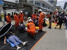 Imagem - Forças de segurança simulam acidentes com trio elétrico em treinamento para o Carnaval 2025