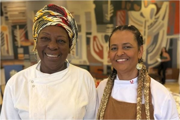 Ana Célia e Ieda de Matos no Palácio Alvorada