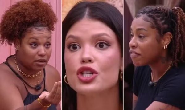 Briga entre Vitória, Camilla e Thamiris esquenta madrugada no 'BBB 25