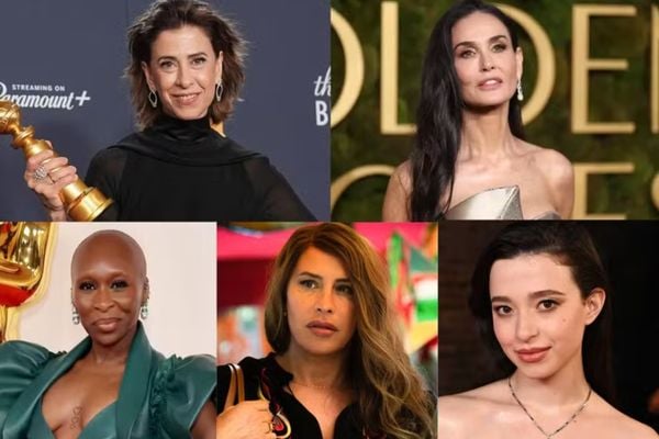 Fernanda Torres, Demi Moore, Cynthia Erivo, Karla e Mikey Madison