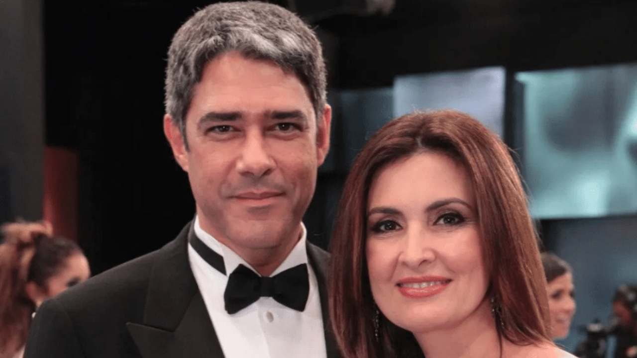 Willian Bonner e Fátima Bernardes por Reprodução