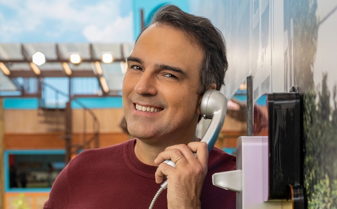 Tadeu Schmidt no Big Fone por Fábio Rocha/TV Globo