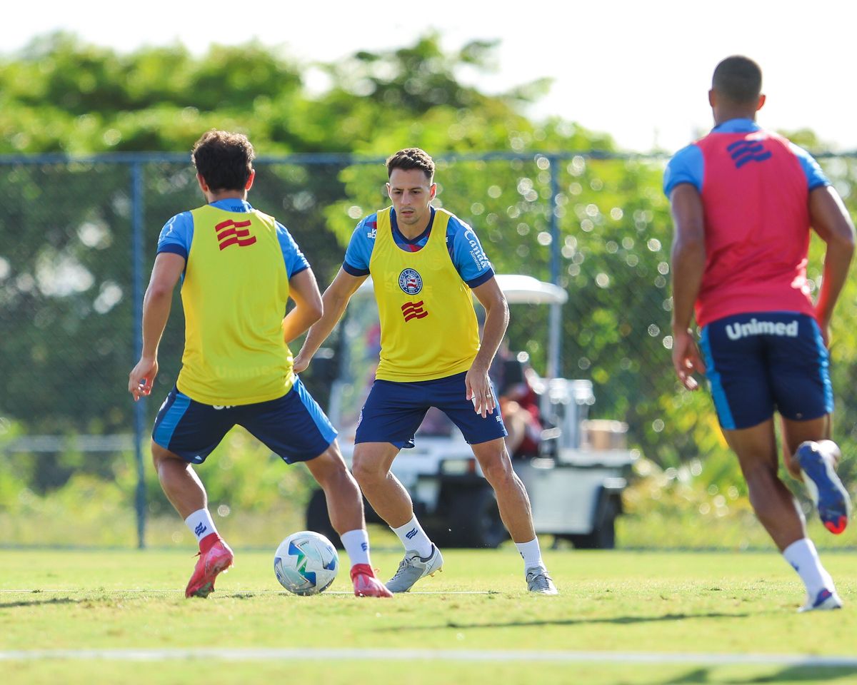 Bahia fez último treino antes de enfrentar o The Strongest