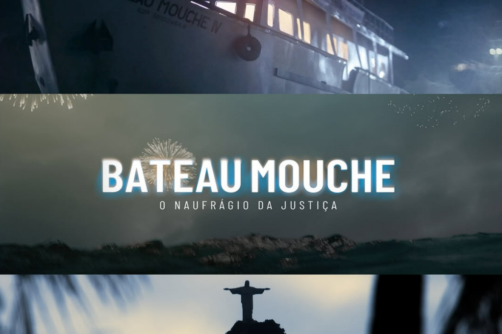 O documentário &#8216;Bateau Mouche: o naufrágio da justiça&#8217; resgata a tragédia ocorrida na virada de 1988, na Baía de Guanabara (Imagem: Reprodução digital | Max)