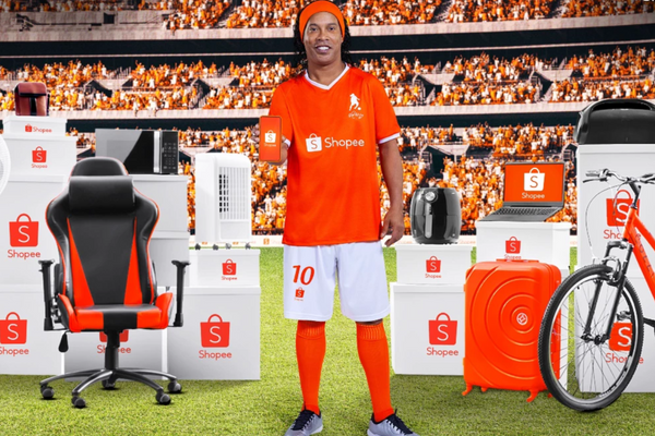 Ronaldinho Gaúcho pela Shopee