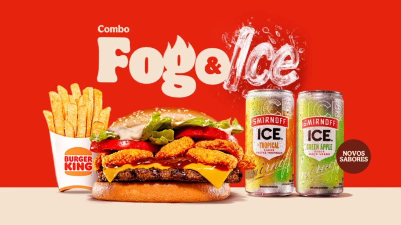 Burger King irá distribuir refil de Smirnoff Ice durante Carnaval