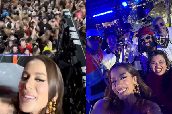 Anitta em participação no Navio Pirata de BaianaSystem