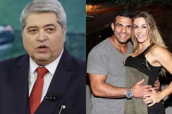 Datena, Vitor Belfort e Joana Prado