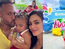 Imagem - Tá mudado! Neymar curte Carnaval ao lado da família em bloquinho particular da filha Mavie