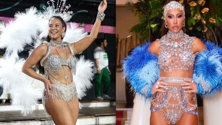 Paolla Oliveira e Sabrina Sato por Reprodução