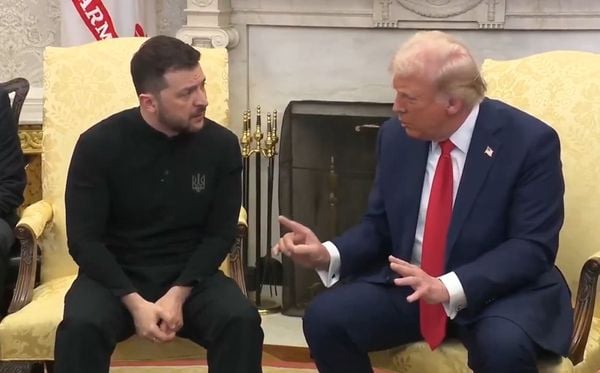 Zelensky e Trump bateram boca na Casa Branca 