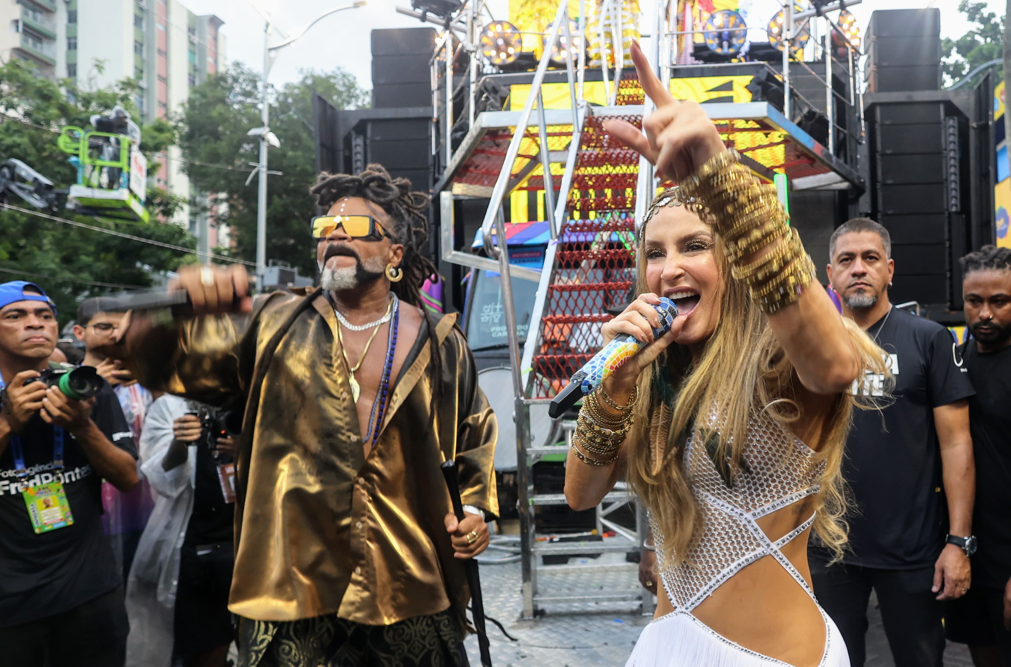Carlinhos Brown e Claudia Leitte por Marina Silva/CORREIO