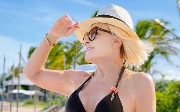 Ana Maria Braga durante o Carnaval na Bahia