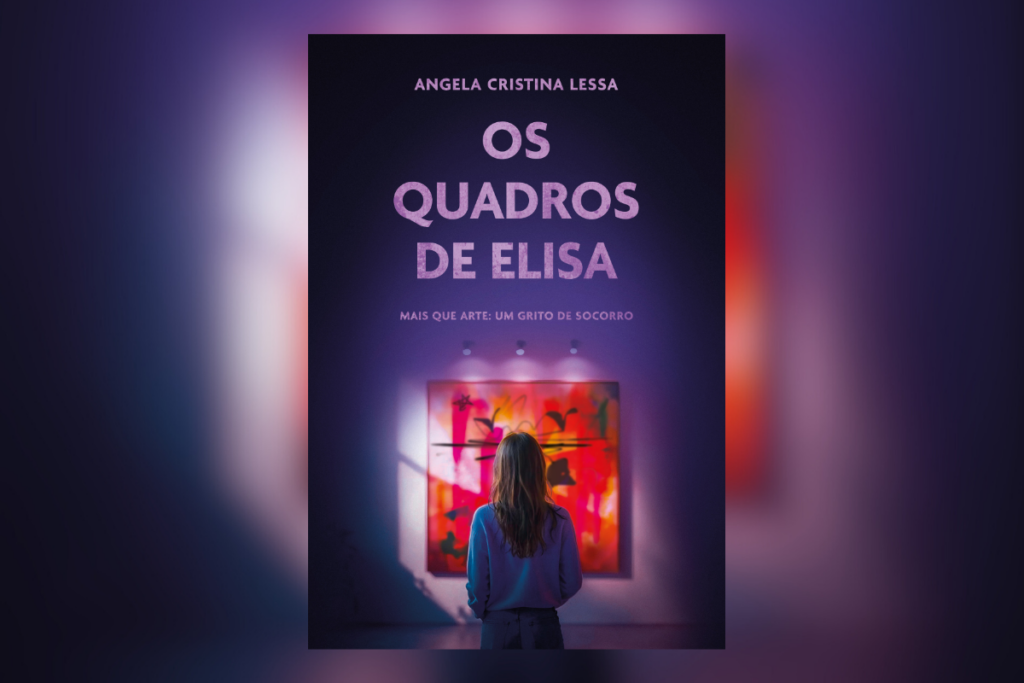  &#8220;Os Quadros de Elisa&#8221; mergulha em um suspense intrigante sobre o desaparecimento misterioso de uma jovem universitária (Imagem: UmLivro | Reprodução digital)