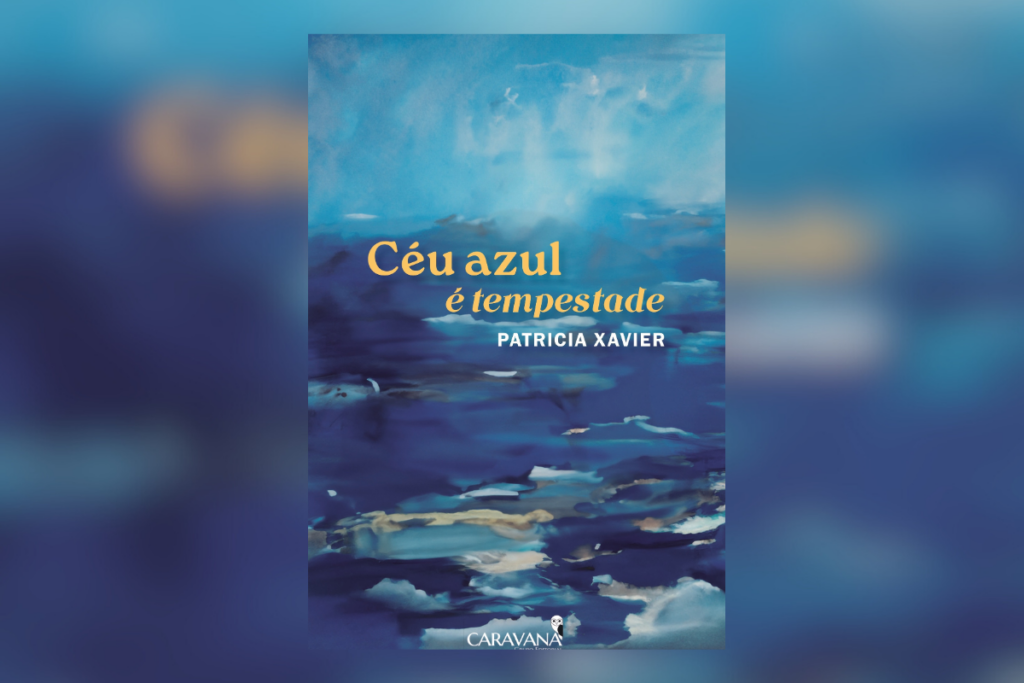 No livro&#8220;Céu Azul é Tempestade&#8221;, uma mulher luta por justiça enquanto enfrenta ameaças racistas (Imagem: Caravana Grupo Editorial | Reprodução digital)
