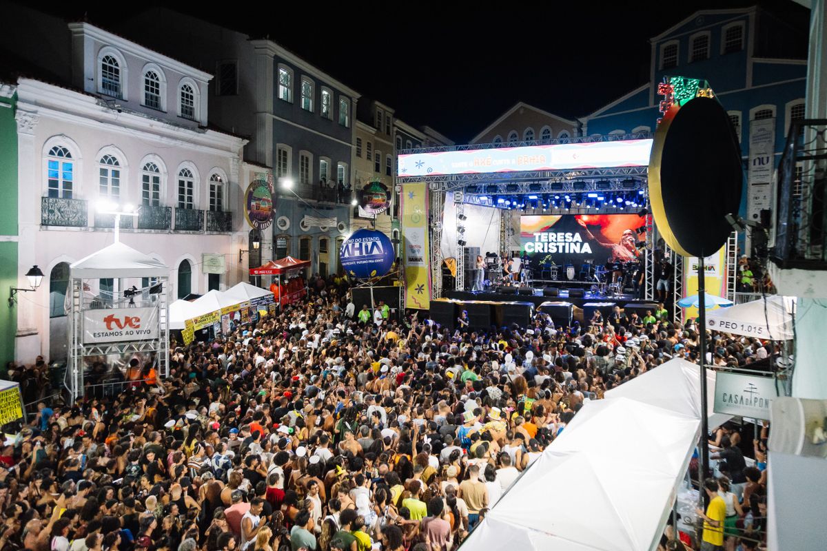 Público lotou Pelourinho