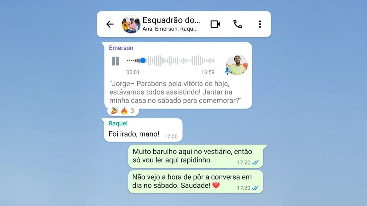 Imagem - Chega de áudio: veja como habilitar a transcrição no Whatsapp