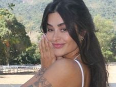 Imagem - Aline Campos mostra antes e depois após remoção de tatuagem: 'Era feia e enorme'