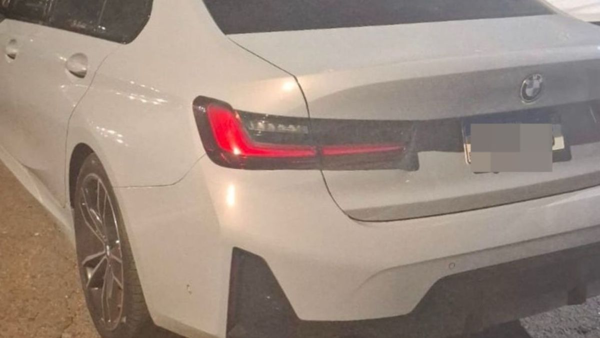 BMW utilizada pelo suspeito