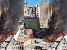 Imagem - Incêndio atinge casas na região da Cracolândia, no centro de SP