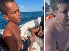 Imagem - Pescadores são resgatados após barco naufragar e ficarem quatro dias em alto mar