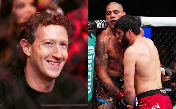 Mark Zuckerberg esteve no UFC 313, que teve derrota de Poatan para Ankalaev