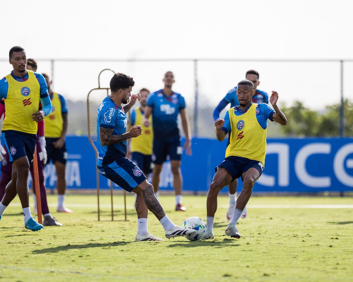 Bahia treina antes de jogo decisivo pela Copa Libertadores