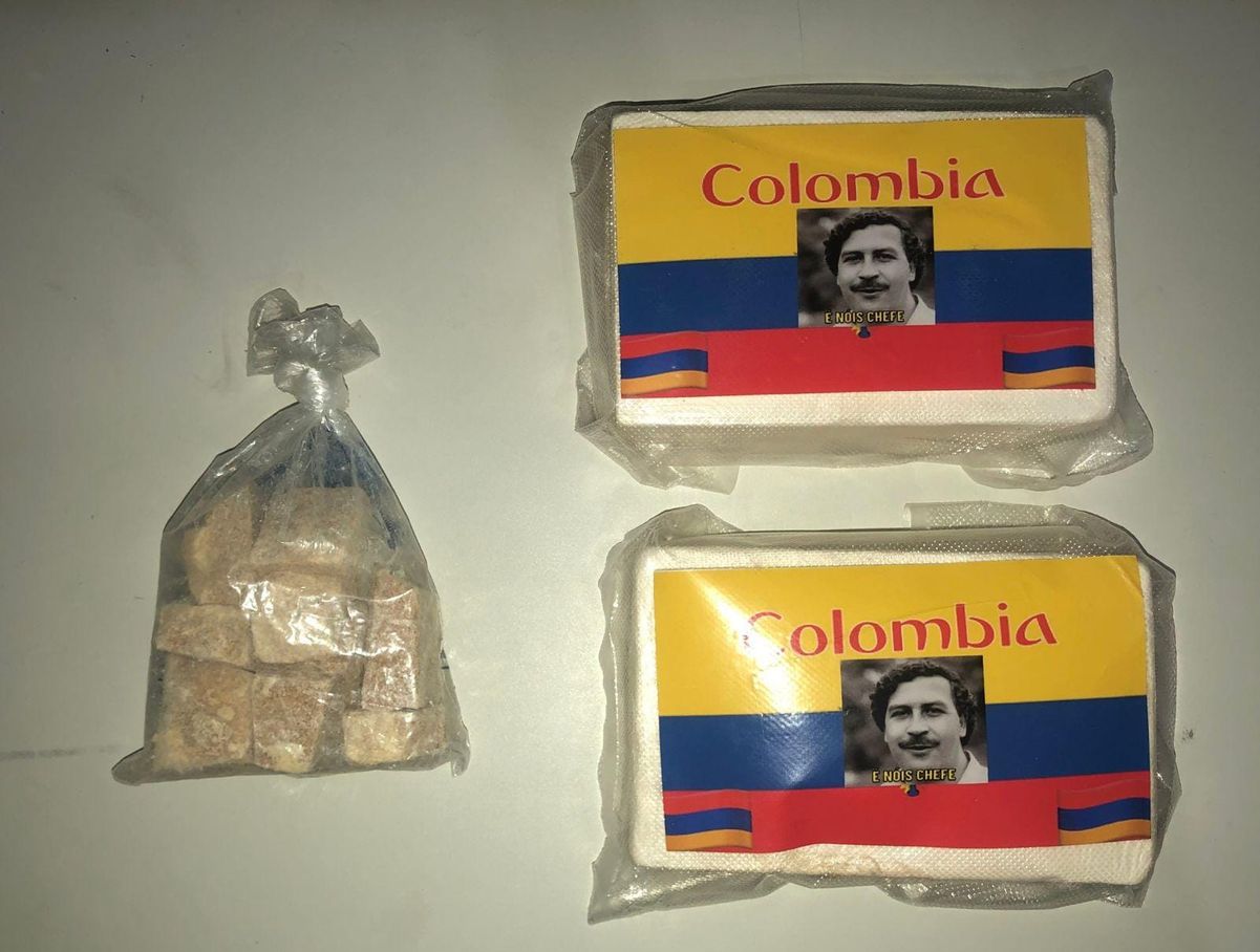 Droga apreendida pela polícia