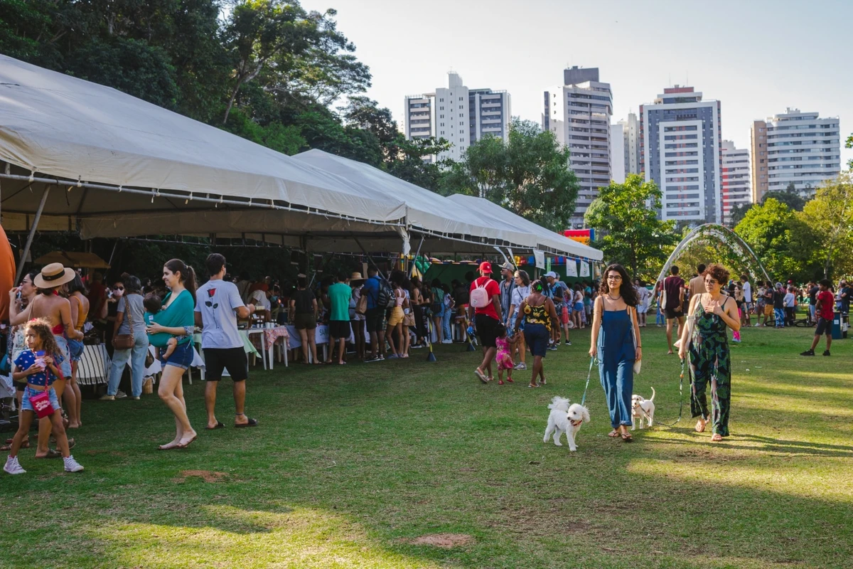 Feira Vegana Salvador, no Parque da Cidade