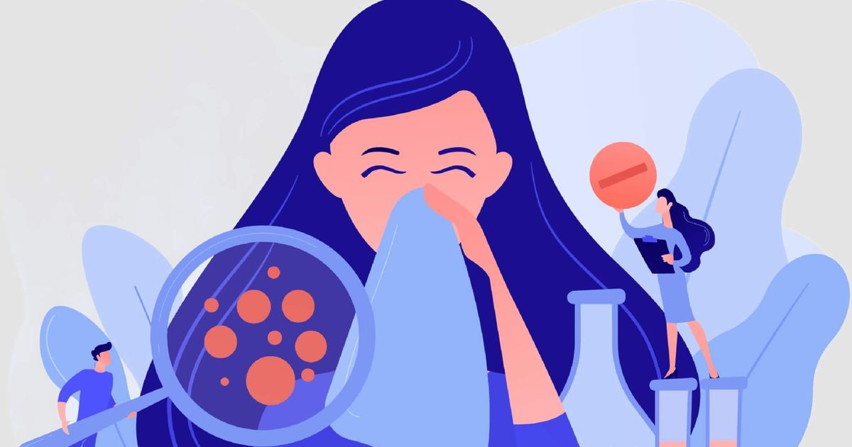 Perfumes liberam substâncias químicas que desencadeiam reações irritativas em pessoas sensíveis (Imagem: Net Vector | Shutterstock)