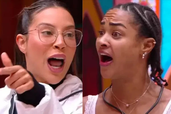 Renata e Aline brigam no BBB 25