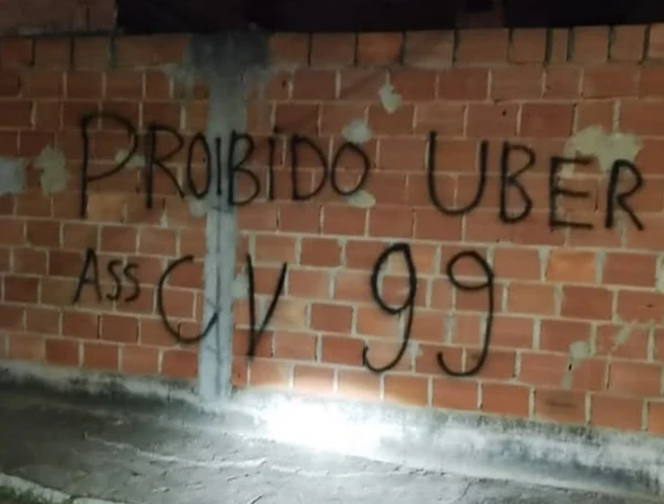 Alerta do Comando Vermelho motoristas de aplicativo