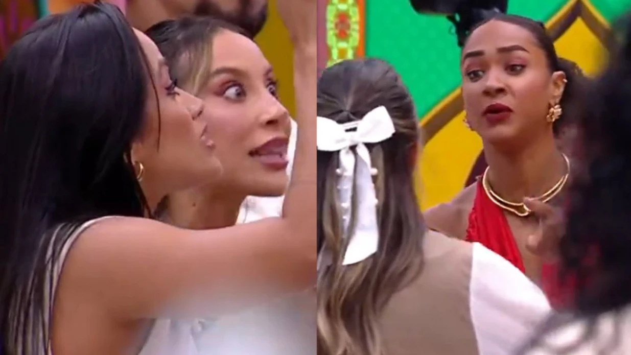 Imagem - Eva e Renata questionam votos de Aline e baiana retruca: ‘Tem que comer muito arroz e feijão'