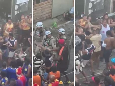 Imagem - Bloco de pós-Carnaval em Boa Vista do Lobato tem briga generalizada; veja vídeo