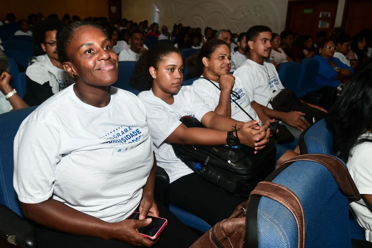 Estudantes do programa Universidade Para Todos (UPT)