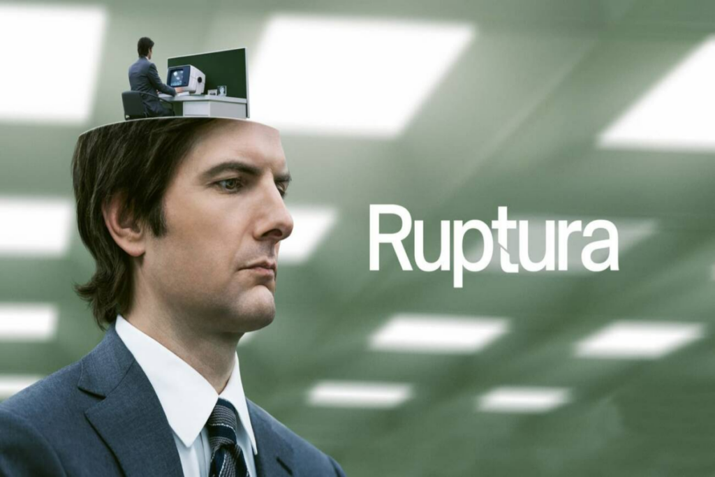 A série &#8220;Ruptura&#8221; acompanha Mark, que tenta descobrir o segredo que ronda a empresa em que trabalha (Imagem: Reprodução digital | Apple TV+)